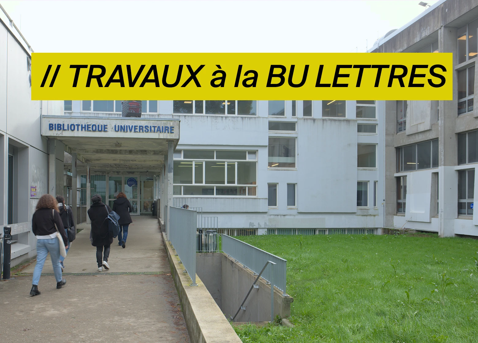 BU Lettres : début des travaux de rénovation énergétique