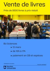 Ventes livres BU Sciences